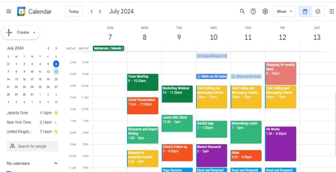 Calendar Management